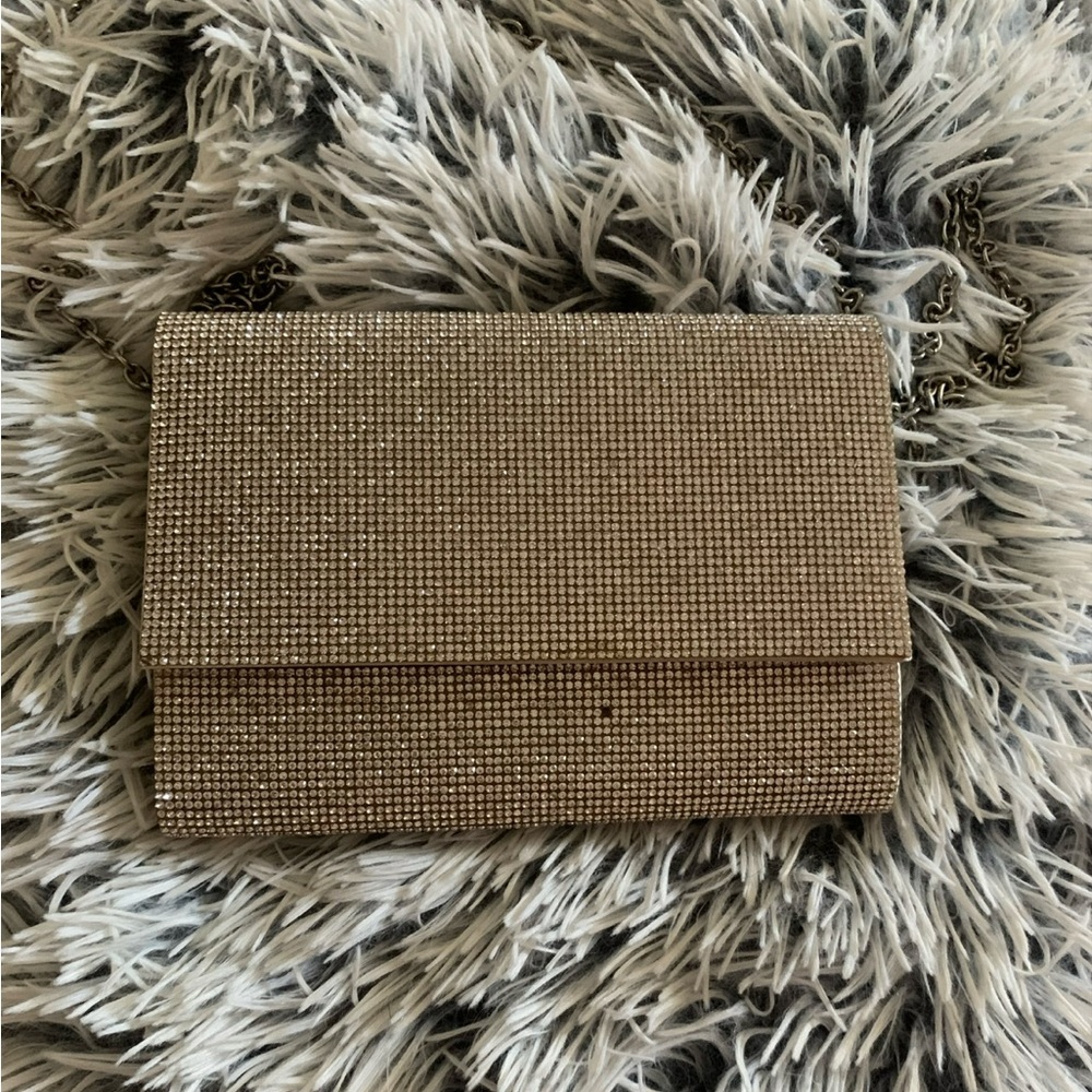 Elegant Silver Clutch Bag